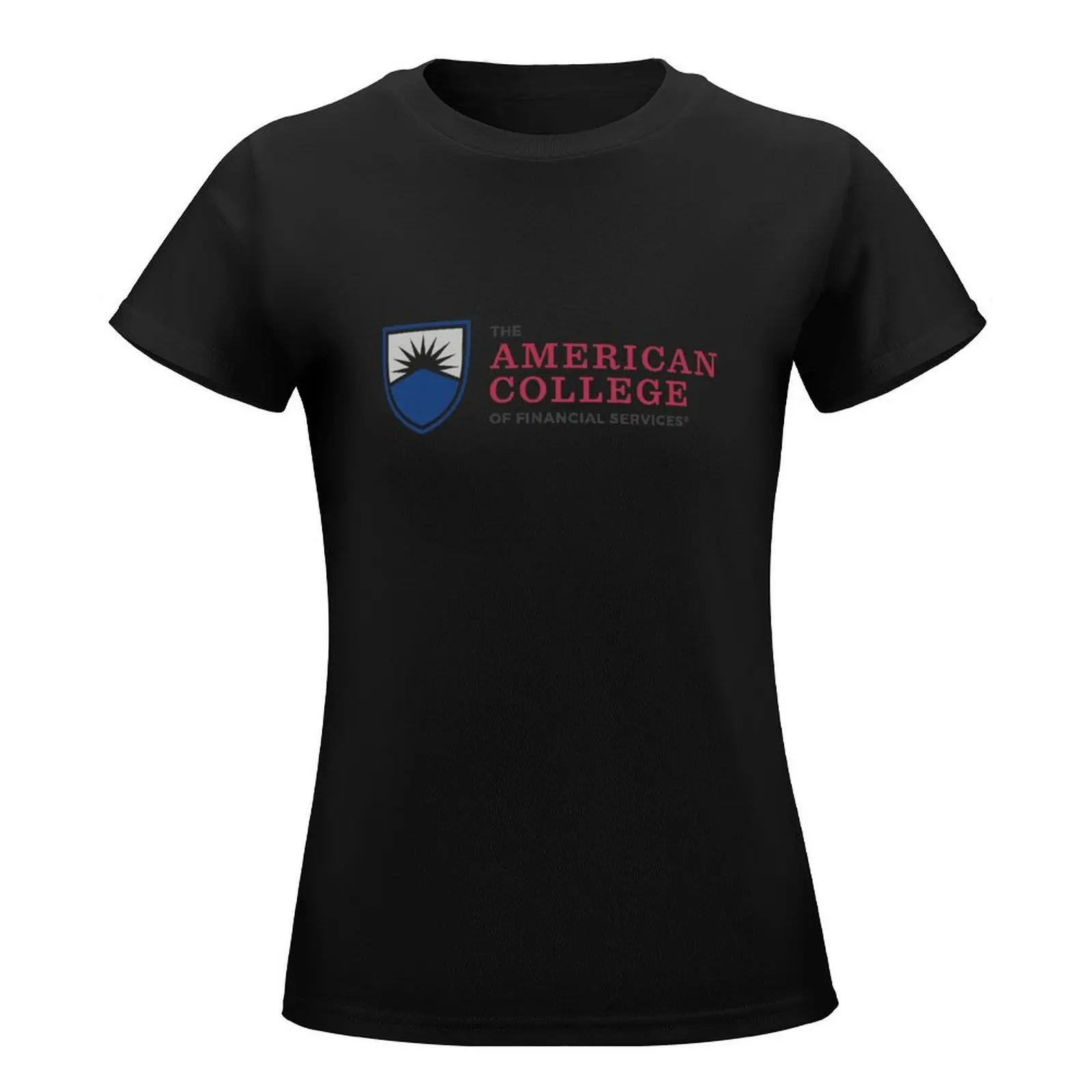 The American College of Financial Services T-Shirt plus size tops korean fashion cute tops white t shirts for Women