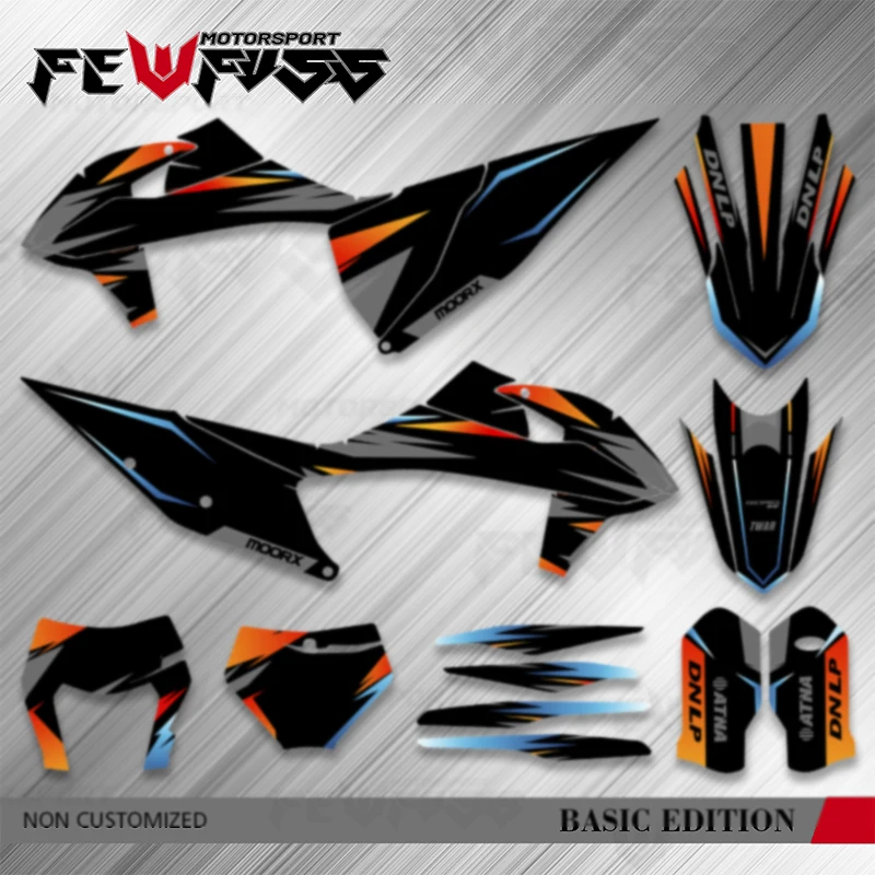 

Fewfuss For KTM EXC300 EXC XCW 125-500cc 2020 2021 2022 2023 SX SXF 2019 2020 2021 2022 Graphics Background Decals Sticker