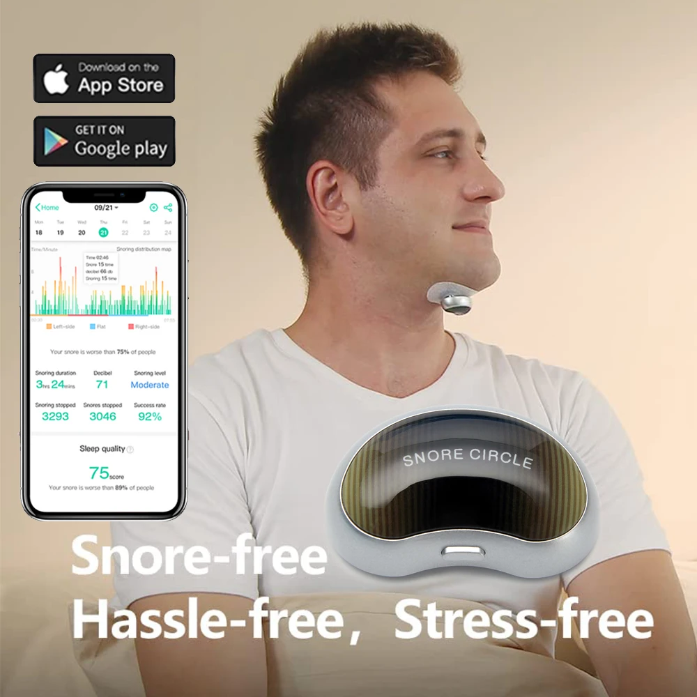 

Smart Anti Snoring Device Ems Pulse Snoring Stop Effective Solution Snore Sleep Aid Easy Breathe Improve Sleeping Health Care