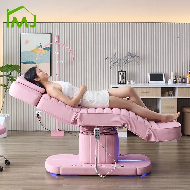 

Curved Salon Equipment Facial Spa EyeLash Massage Electric Tattoo Beauty Lash Bed