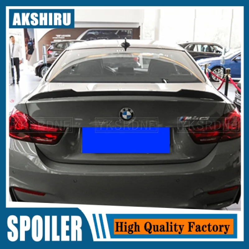 

CS style carbon fiber rear truck spoiler For BMW M4 Coupe F82 F32 M4 Spoiler carbon Wings car styling 2014 - UP