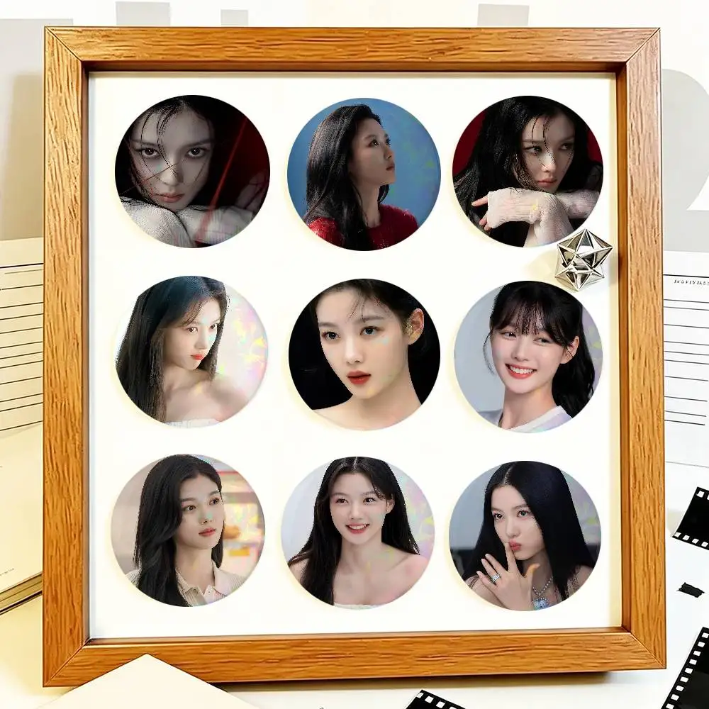 Korean Actors Kim You Jung Round Badge Lapel Pin Backpack Clothing Jewelry Accessories Gift Brooch