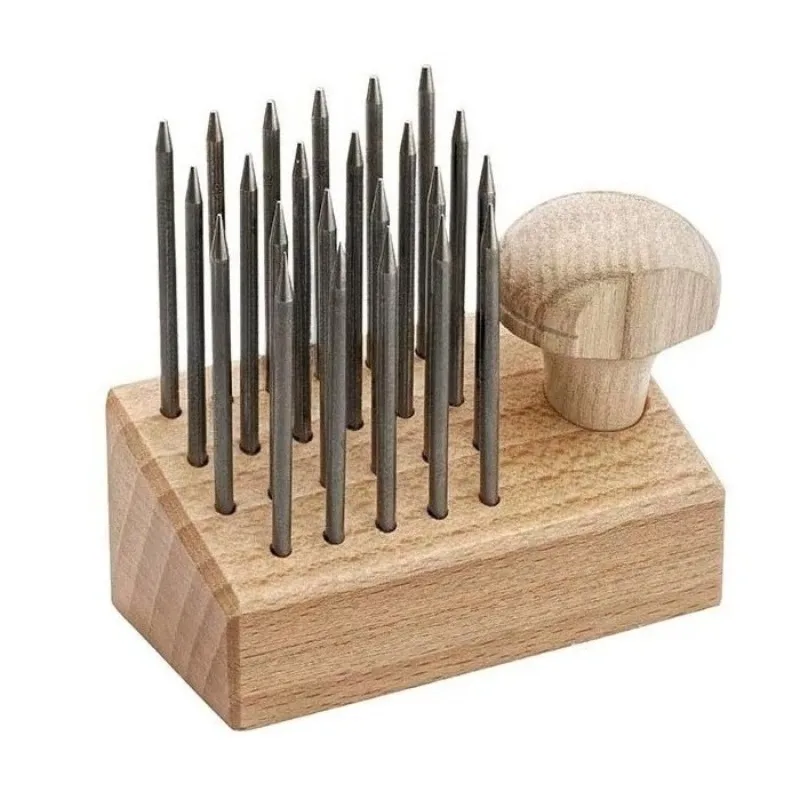 Bead Setting Fixing Pins Nails 23 Pcs Complete Kit Professional Jewelry Gemstone Inlay Holding Hand Craft Working Tool