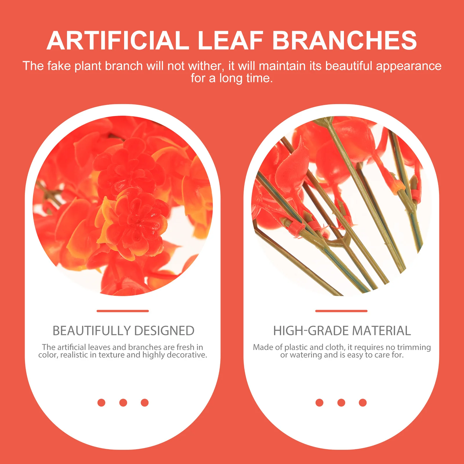 

6Pcs Faux Eucalyptus Leaf Stems Artificial Branches Perfect for Wedding Home Floral Arrangement and Party Decor