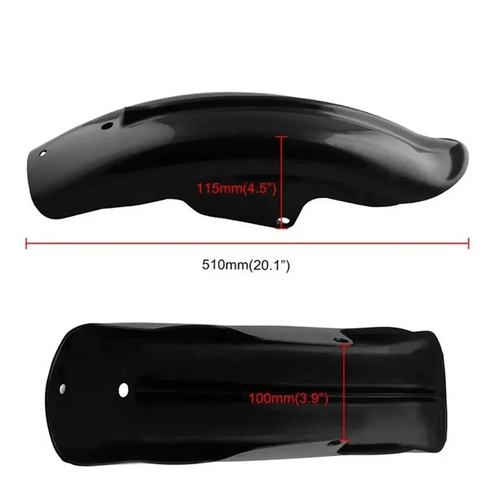 Rear Fender Motorcycle Universal Mudguard ABS Short Mud Guard For Bobber Chopper Cafe Racer Motocross Accessories Parts Frames image 2