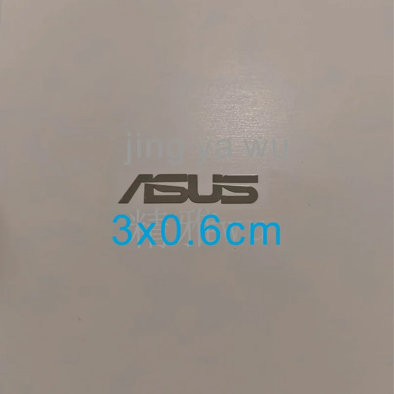 Adesivo de logotipo de metal de alta qualidade para logotipo ASUS personalizado decoração DIY adesivo de metal para laptop