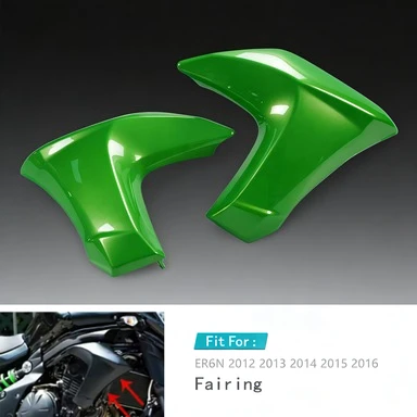 

Fit Kawasaki ER6N 2012-2016 Motorcycle Water Tank Side Covers Radiator Caps Left Right Fairing