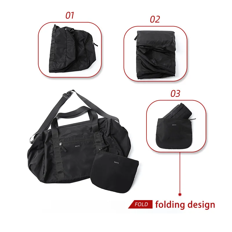 Bolso de viaje Oxford plegable para hombre y mujer, bolsa de lona impermeable de gran capacidad para deportes, gimnasio, hombro, Weekender, bolsas