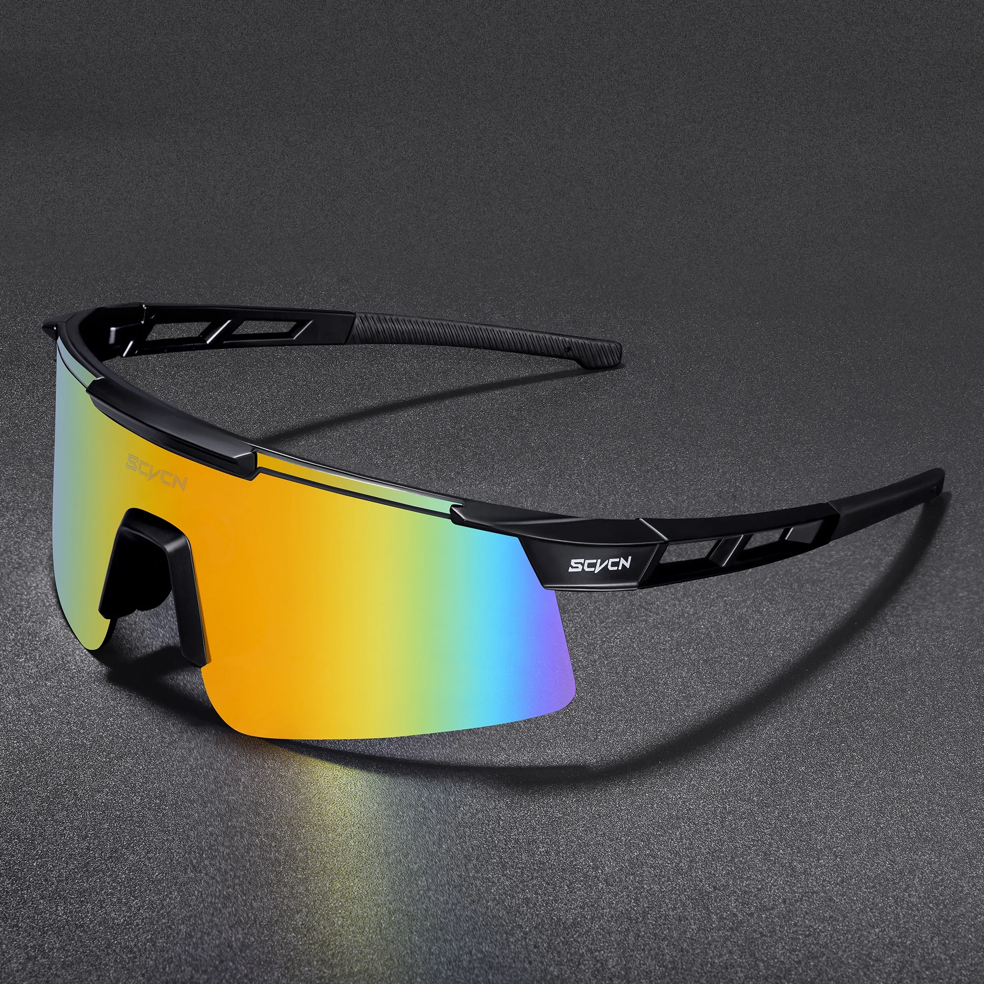 SCVCN UV400 Fietsbril Heren Dames MTB Racefiets Zonnebril Outdoor Wandelen Drive Running Zonnebril Mode Sportbril
