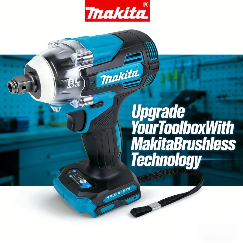 

Аккумуляторный шуруповерт Makita TW004G 18В, бесщеточный, электрический, перезаряжаемый, без аккумулятора