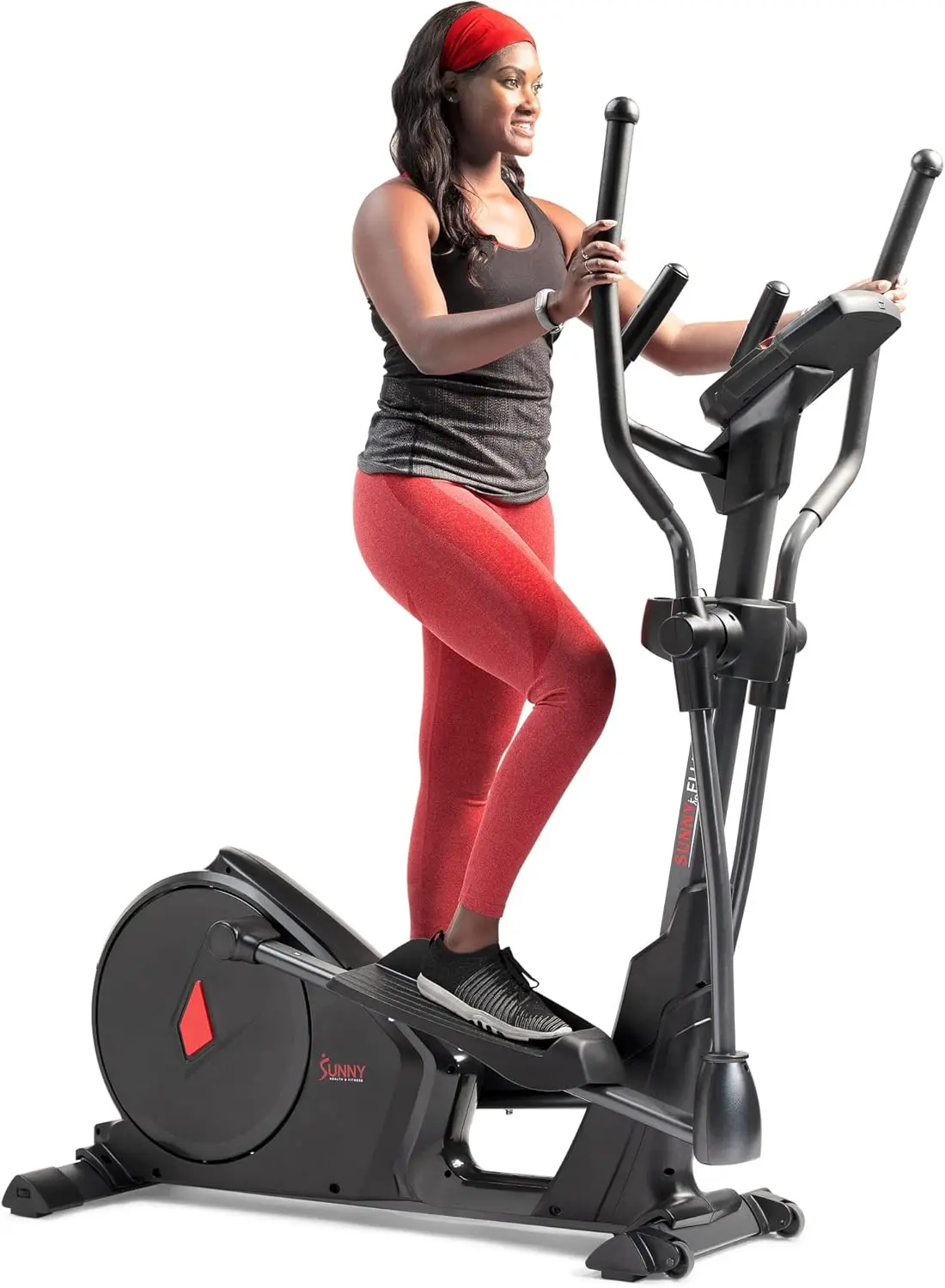 Fitness Programmeerbare 16-elektromagnetische elliptische crosstrainer-oefenmachine, cardio-apparatuur voor het hele lichaam met