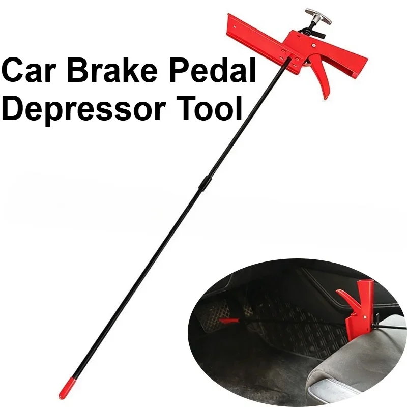 Car Brake Pedal Depressor Tool, Adjustable Pedal Fixing Tool, Prevent Vehicle Slipping, For Car Testing/Car Maintenance