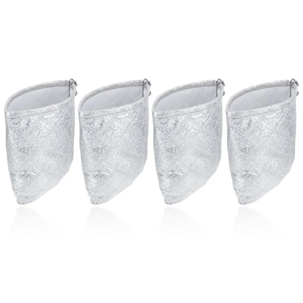 ฝาครอบกระจกมองข้างรถยนต์กันหิมะ 4 ชิ้น กันน้ำ กันฝุ่น ผ้าอ็อกซ์ฟอร์ด ฟิล์มอะลูมิเนียม สำหรับใช้งานกลางแจ้ง