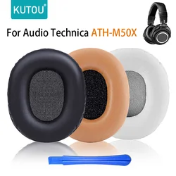 KUTOU-almohadillas de repuesto para auriculares, almohadillas de repuesto para Audio Technica ATH M70 M50X M50 MSR7 M40X M40 M30X 7506