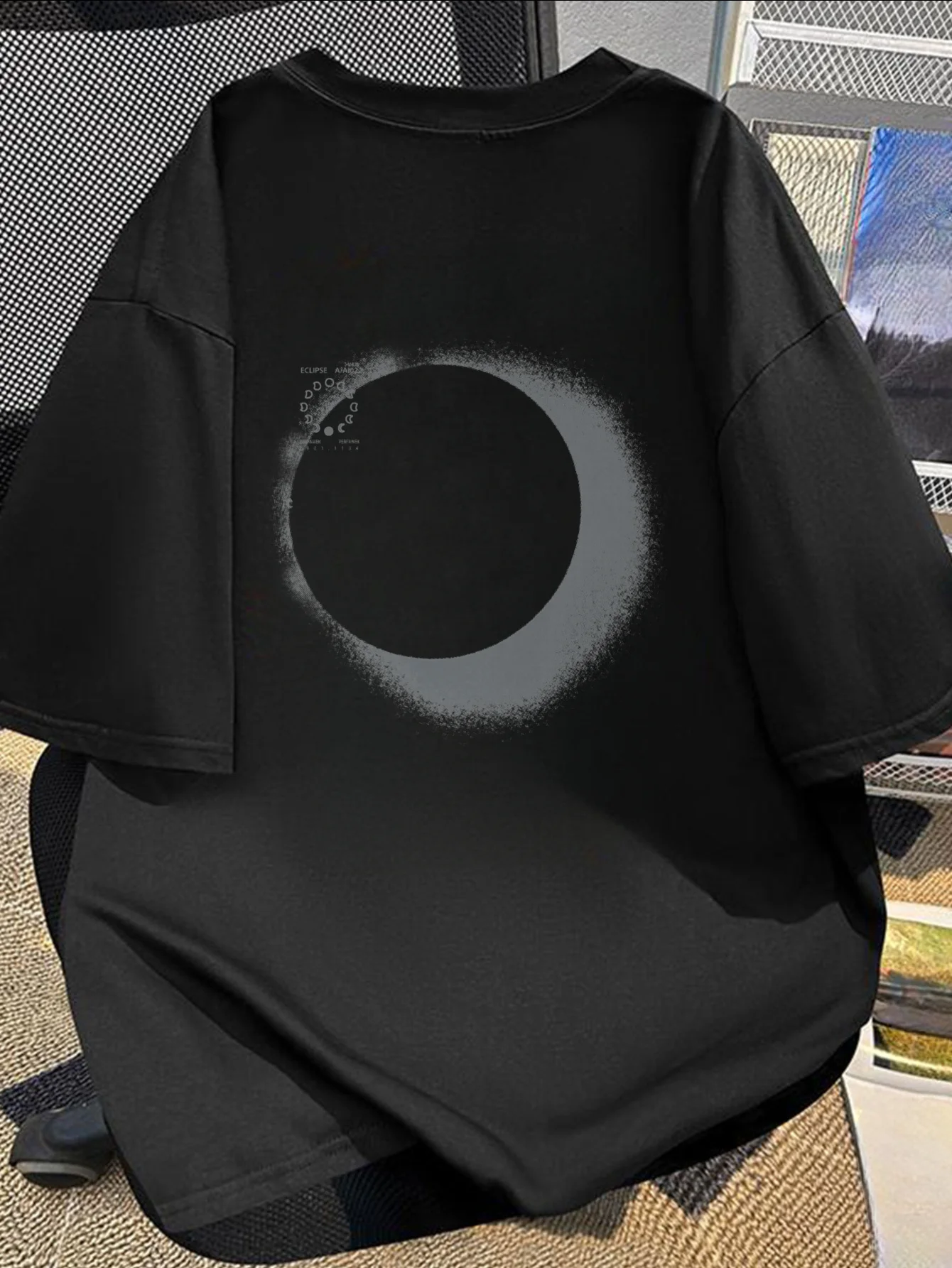 

Celestial Planet Graphic Print Summer Autumn Winter Cotton Casual Comfortable Men and Women T-shirt Short Sleeve Outdoor Sports