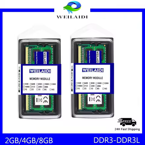 Memoria ram DDR3 DDR3L 2GB 4GB 8GB 16GB PC3 1333 1600MHZ 1.5V PC3L-10600 12800 1.35V SO-DIMM Memory RAM for Notebook Laptop
