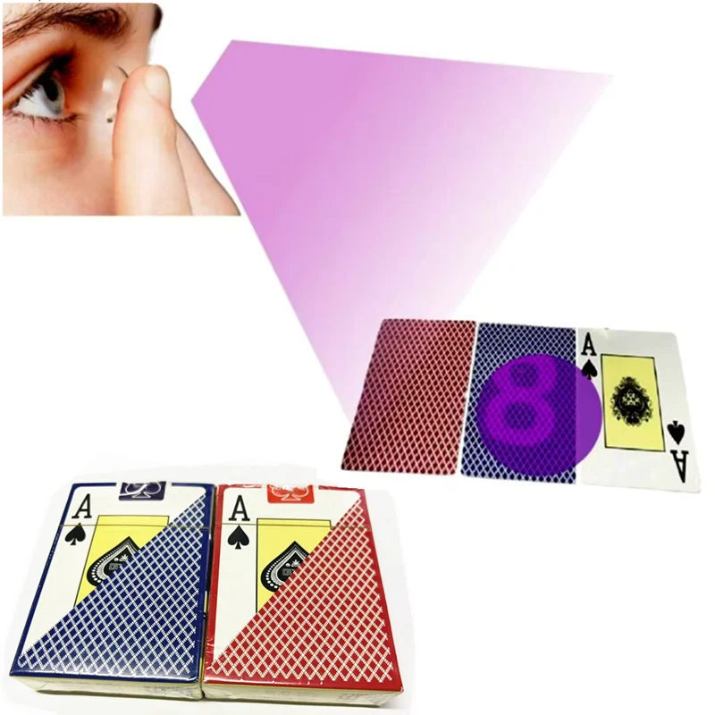 Infrared Marked Texas Hold’em Cards For Infrared Ink Sunglasses & Marked Cards Contact Lenses（Only Cards