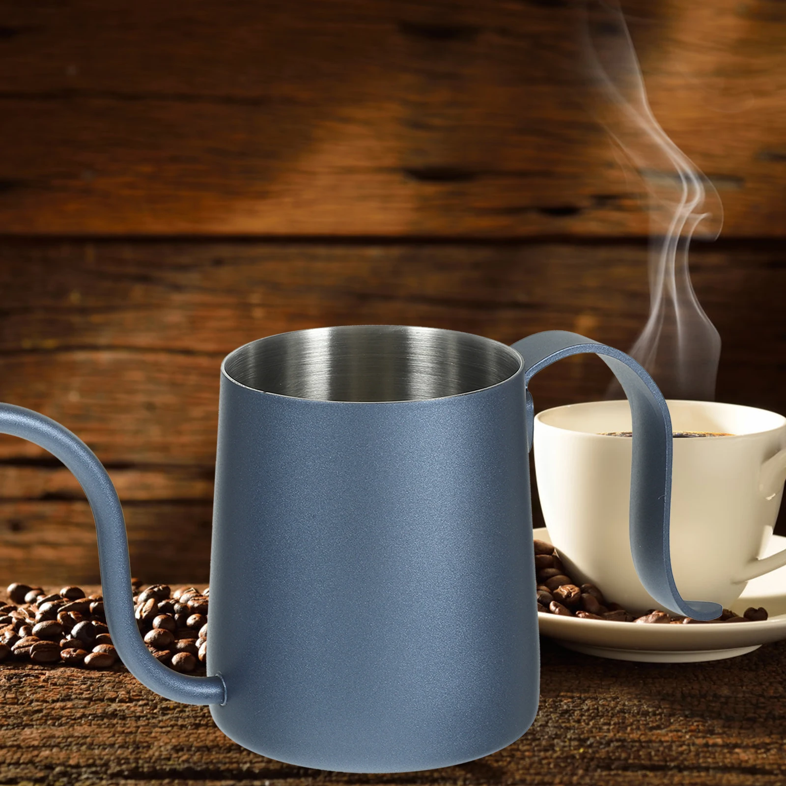 

250ml Stainless Steel Gooseneck Kettle Coffee Pot for Home Hanging Ear Drip Stovetop Small Tea Kettle Household Coffee
