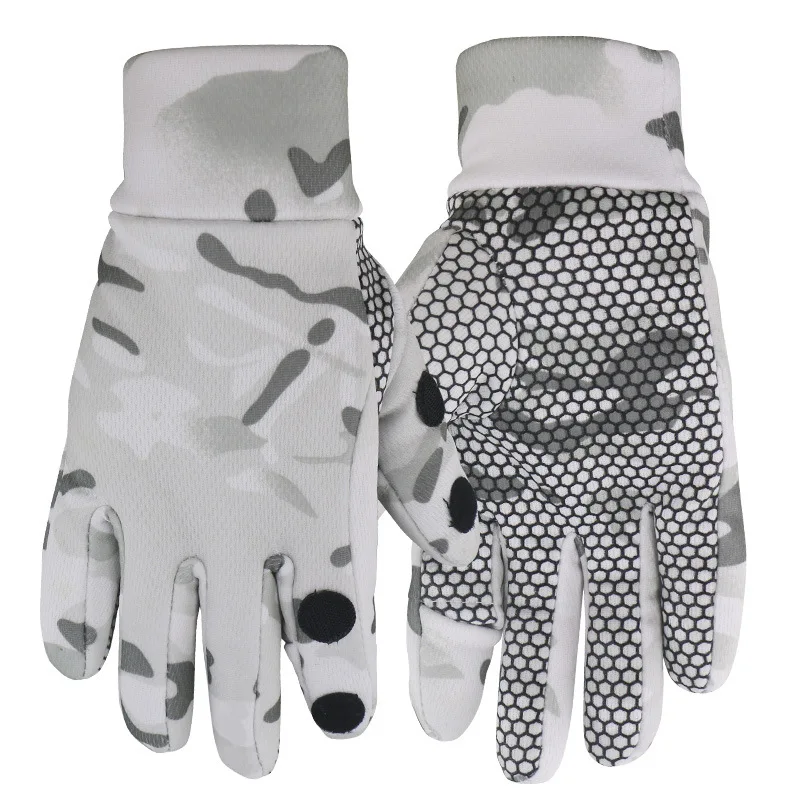 Russian Winter Snow Camouflage Anti Cold Warm Gloves Outdoor Cycling Gloves