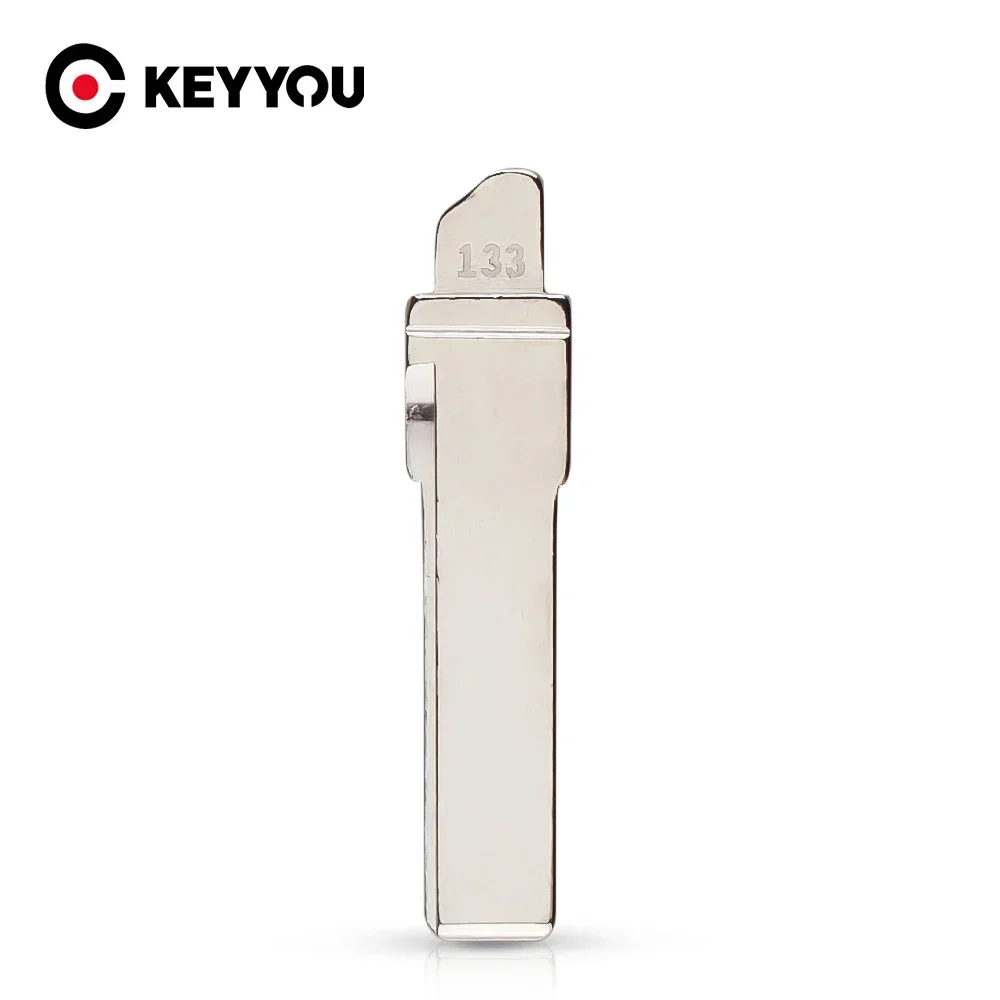 

KEYYOU For VW Replacement Folding Remote Key Uncut Blank Key Blade For VW Golf 7 Skoda Car Flip Key 133# HU66 Blade