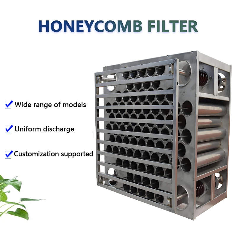 Customized Longer Cleaning Cycle Electrostatic Filter Parts Honeycomb Filter Cell