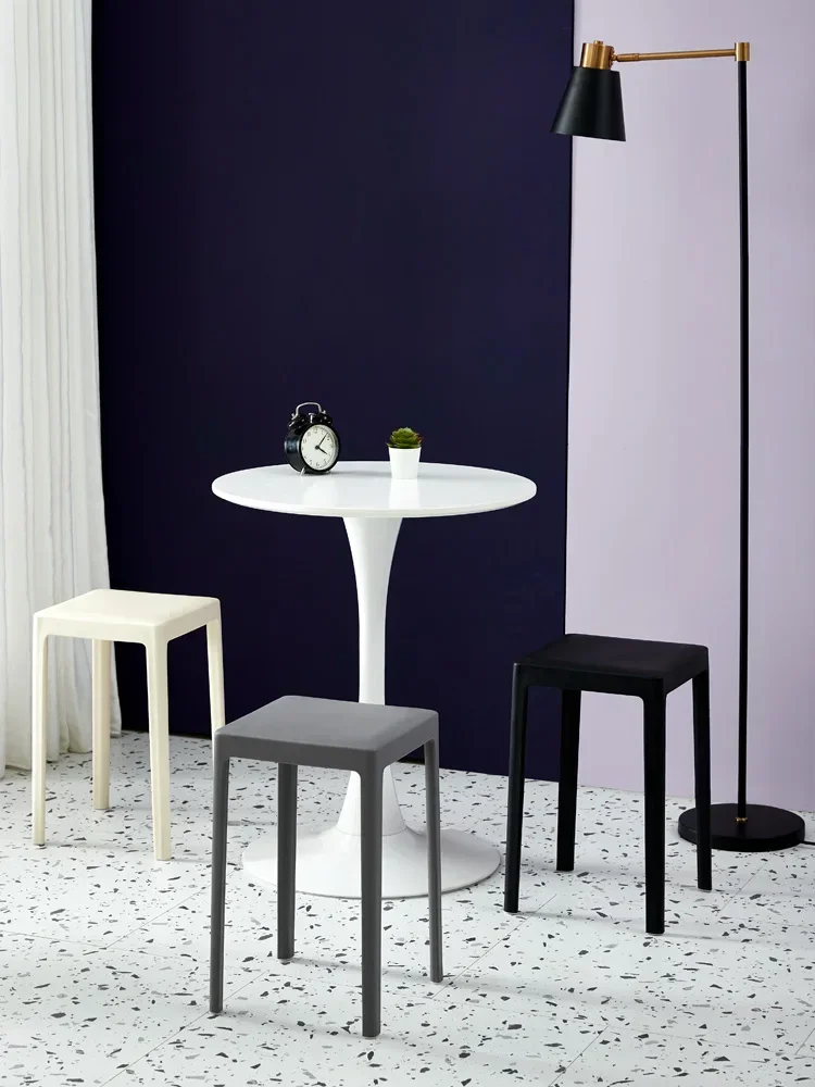 Simple Stool Can Bear 300kg пуфик Nordic Thicken Stool For Children Adult Living Room Home Furniture Stools пуф Meuble