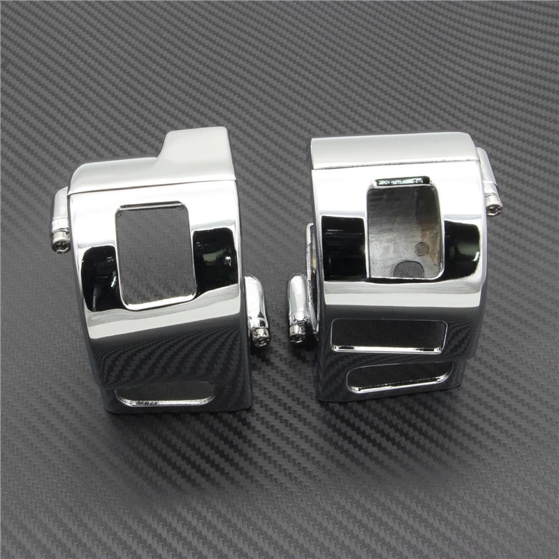 CHROME BILLET SWITCH HOUSING COVERS for Kawasaki  Vulcan VN900 2006-2012