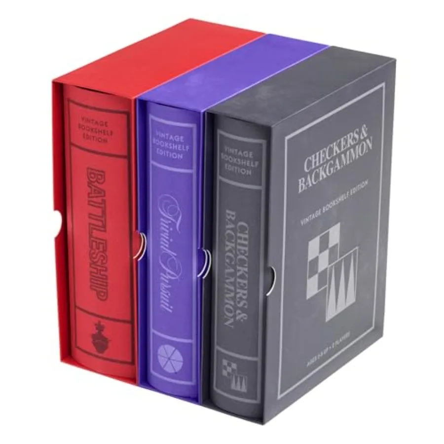 مجموعة رف كتب الألعاب ذات اللوحة العتيقة تتميز بطاولة لعبة الداما على شكل سفينة حربية وسعي المتابعة المثالية للعبة العائلية Ni #1