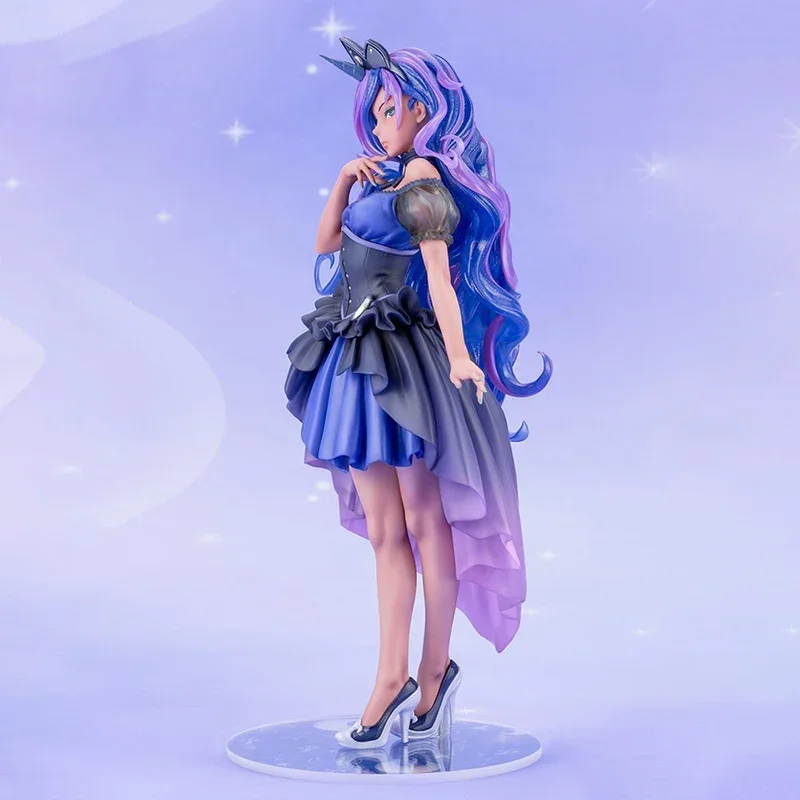 Ornamenten Kotobukiya My Little Pony Prinses Luna Bisoujo 1/7 Action Figure Pvc Anime Model Speelgoed Poppen Gift Gloednieuwe Leuke Schoonheid