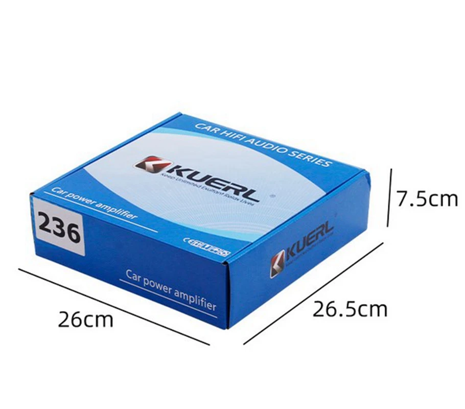 C-236 amplificateur de puissance de voiture haute puissance 300W, deux canaux, carte d'amplificateur de puissance de voiture 2 voies