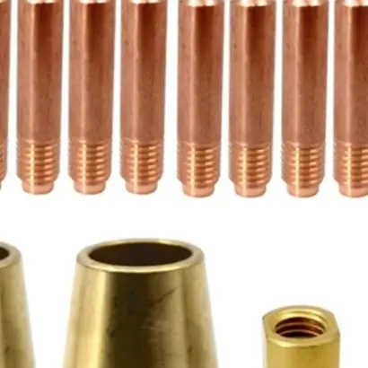 Copper For Mig Welding Nozzle Gas Diffuser Kit 169-715 169-716 For Miller For M-100 M-150 For Hobart H-9 H-10 YESWELDER For
