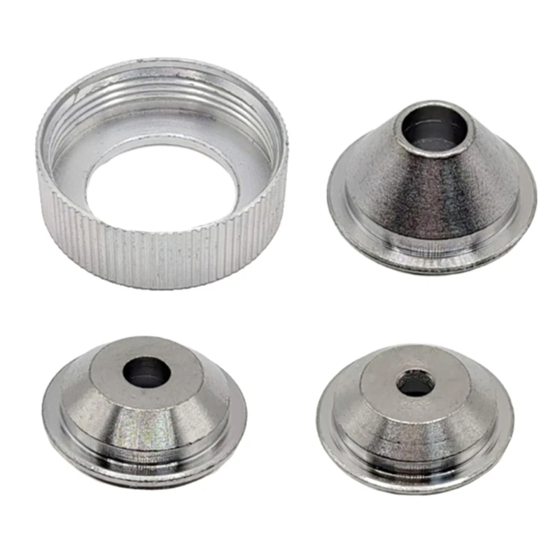Họa Tiết Máy Phun Miệng Bộ Đầu Vòi Thay Thế Linh Kiện 3 Đầu Phun Phù Hợp Với Wal-Board Vách Thạch Cao Họa Tiết Phễu Súng Thả con