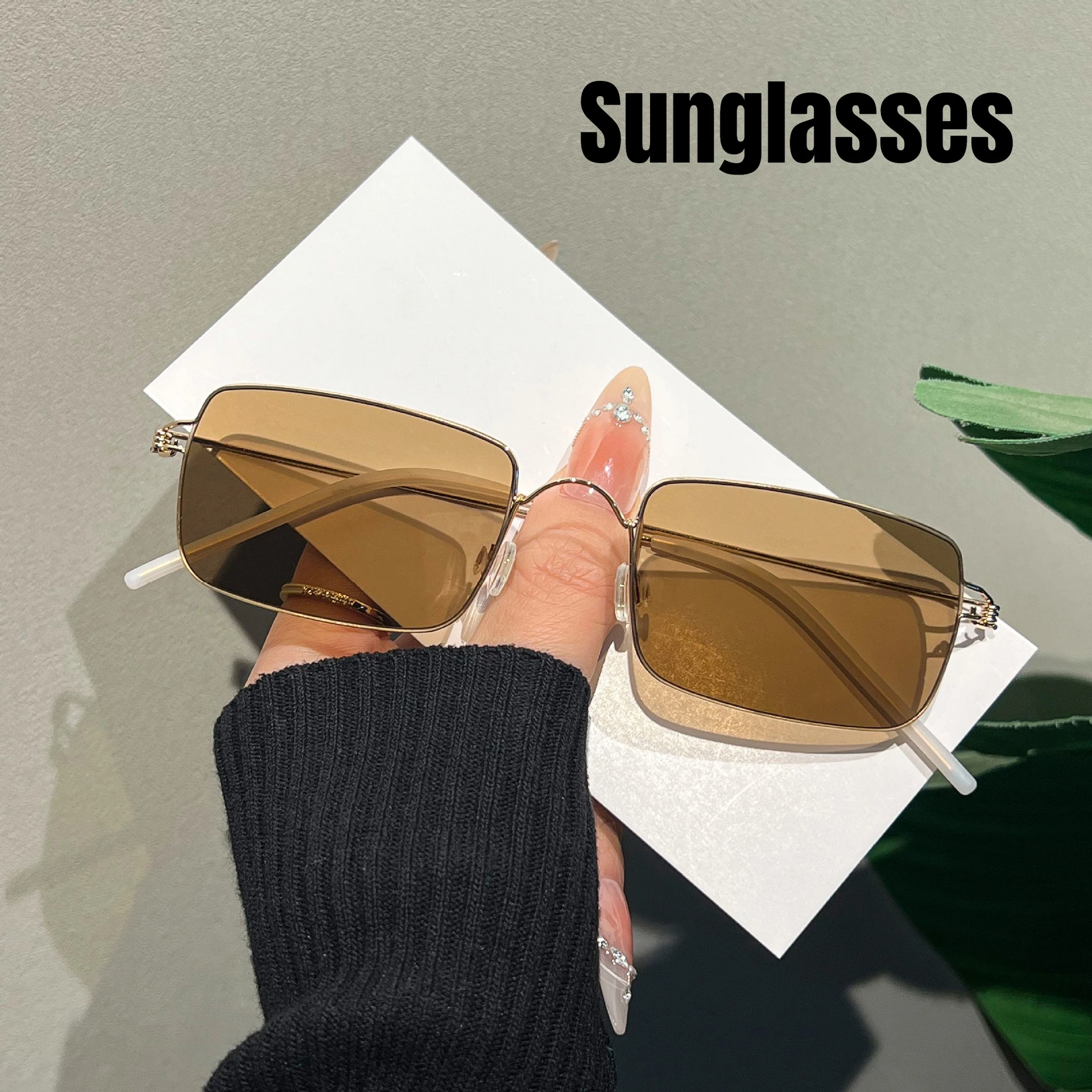 

Men's Fashion Luxury Ultra-Lightweight Sunglasses High-Quality Metal-Frame Sunglasses for Men and Women Driving Sunglasses