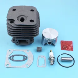 50mm Cylinder Piston Kit For Husqvarna 268 268K 268XP Chainsaw W/ Gaskets Spark Plug Needle Bearing Nikasil Plated Parts