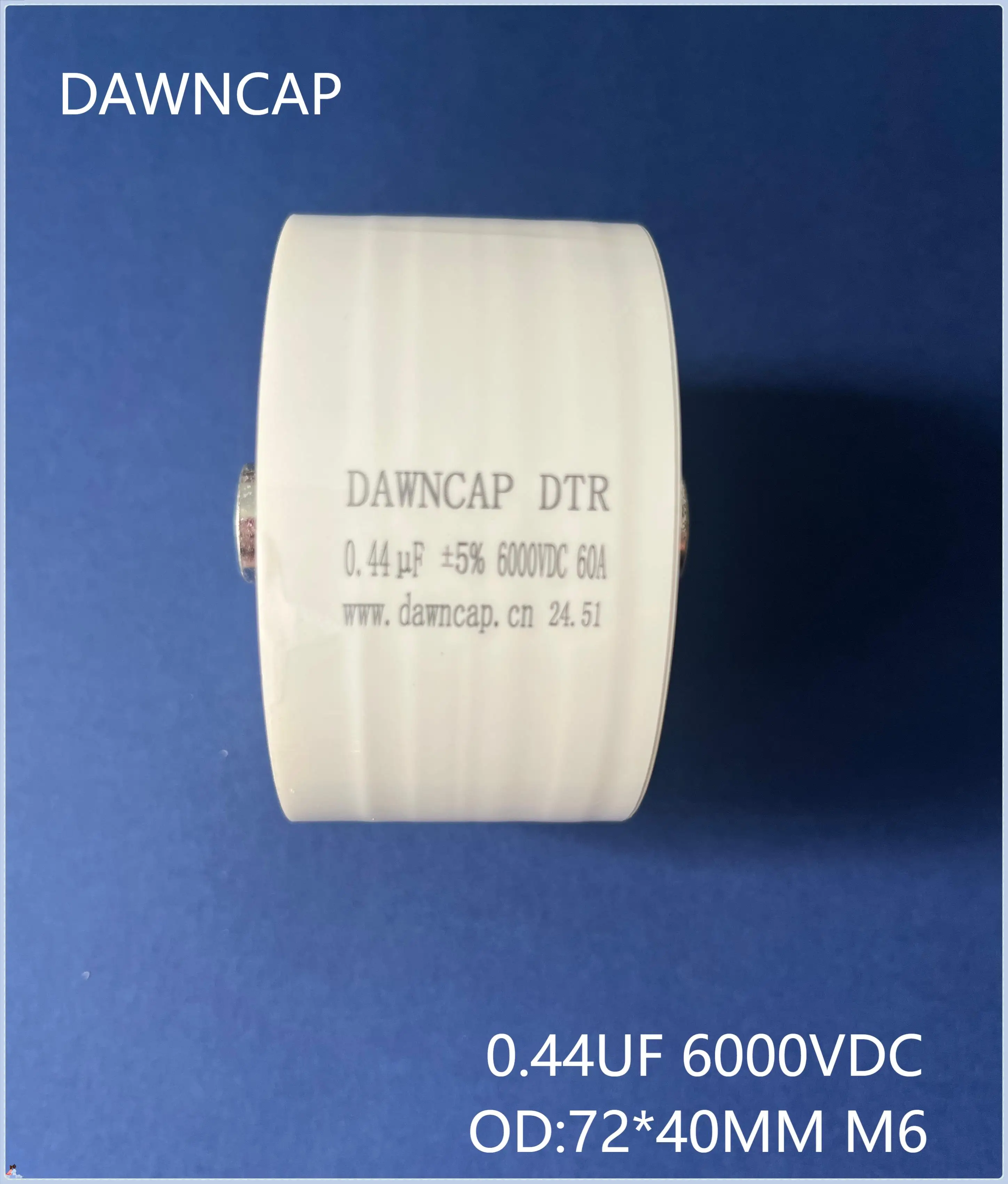 0.44UF 6000V DC 60A High Frequency High Voltage Resonant Capacitor .Special Resonance Capacitor for Tesla Coil