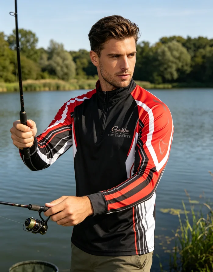 

Breathable Men Fishing Shirts Sport Outdoor Long Sleeve Jerseys Profesional Quick Dry Sun Anti-UV Hiking Clothes