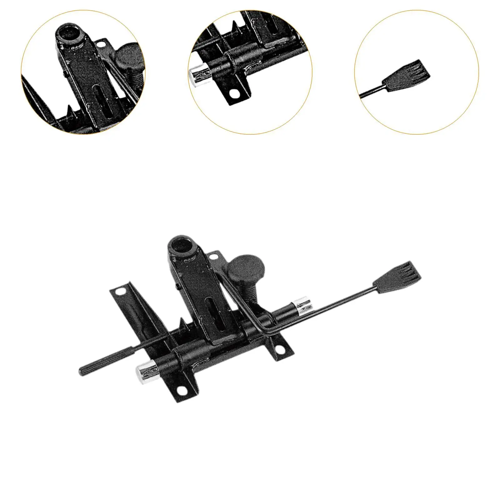 Swivel Chair Chassis Repair Parts Metal Chair Tilt Control Mechanism Professional Office Swivel Chair Parts Chair Accessories