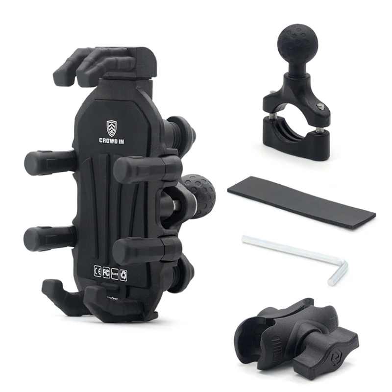 

Алюминиевый руль мотоцикла, крепление для сотового телефона, антивибрационный опорный кронштейн для велосипедной навигационной зеркальной подставки