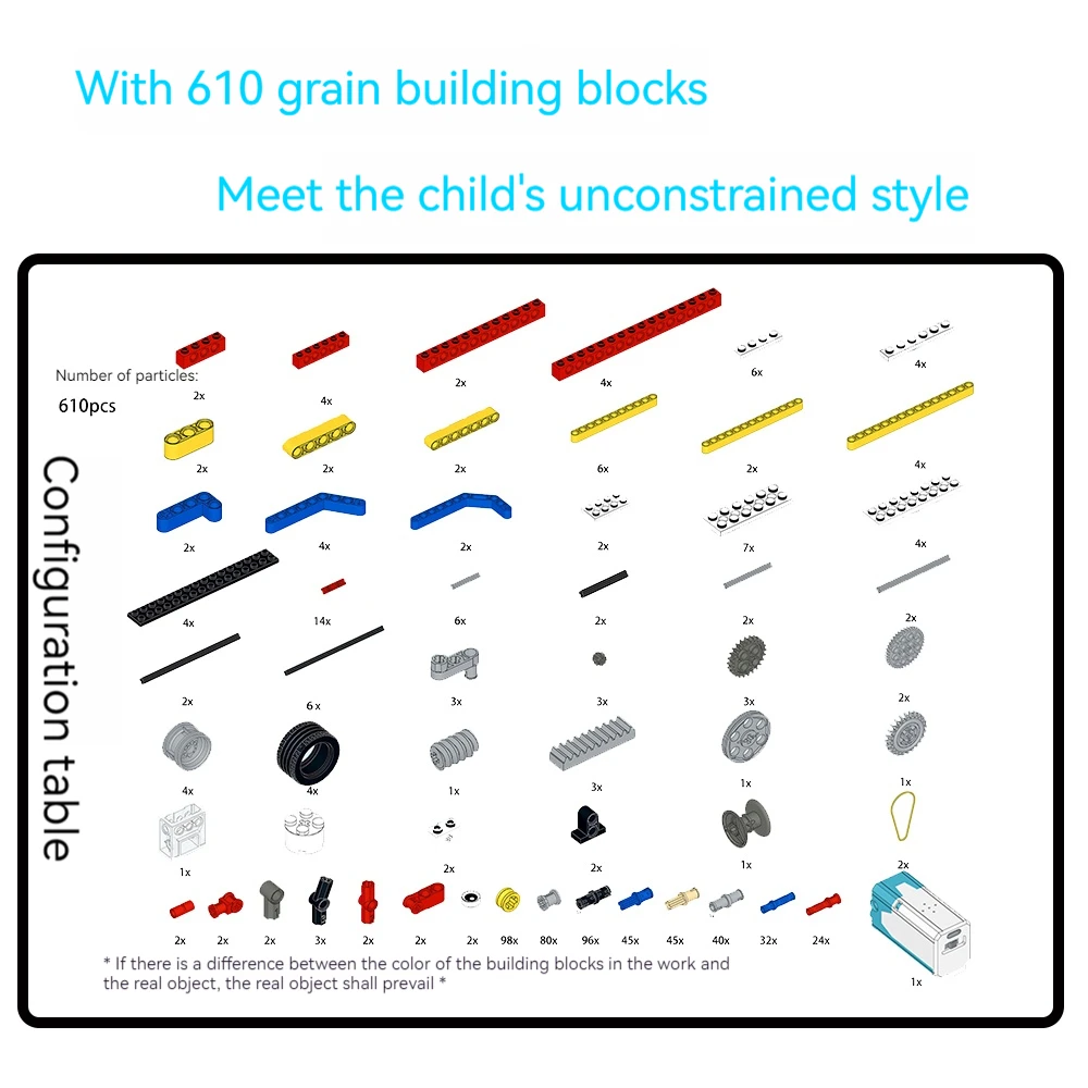 Building Block Toys Simplified 9686 Technical Parts Multi Technology MOC Brick Educational School Learning Rechargeable Motor