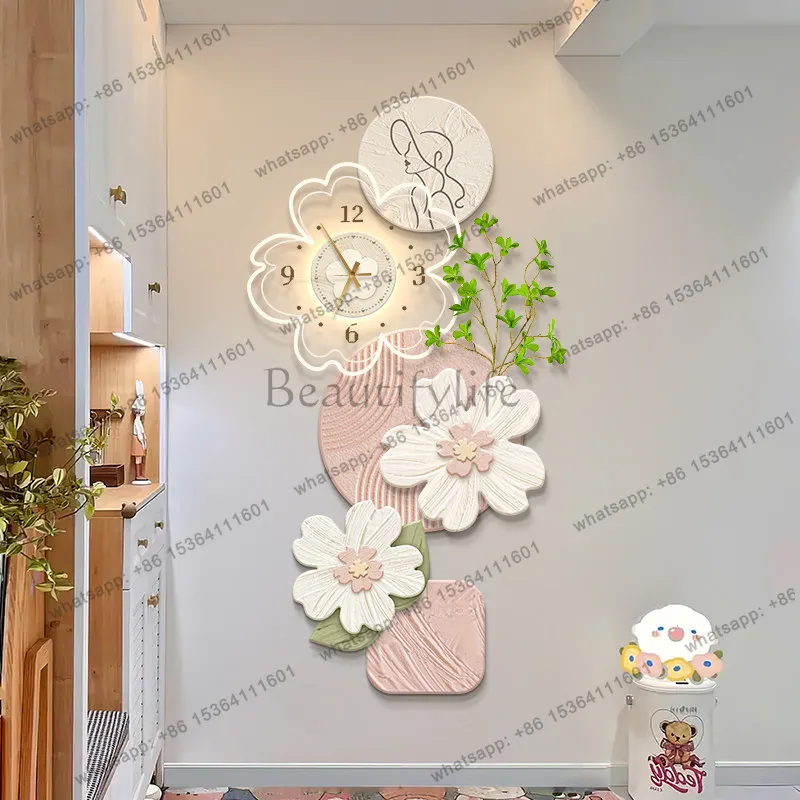 LD Led Digital Wall Clocks Living Room Luxury Modern Creative Bedrooms Design Wall Watch Restaurant  Pared Home Decoration