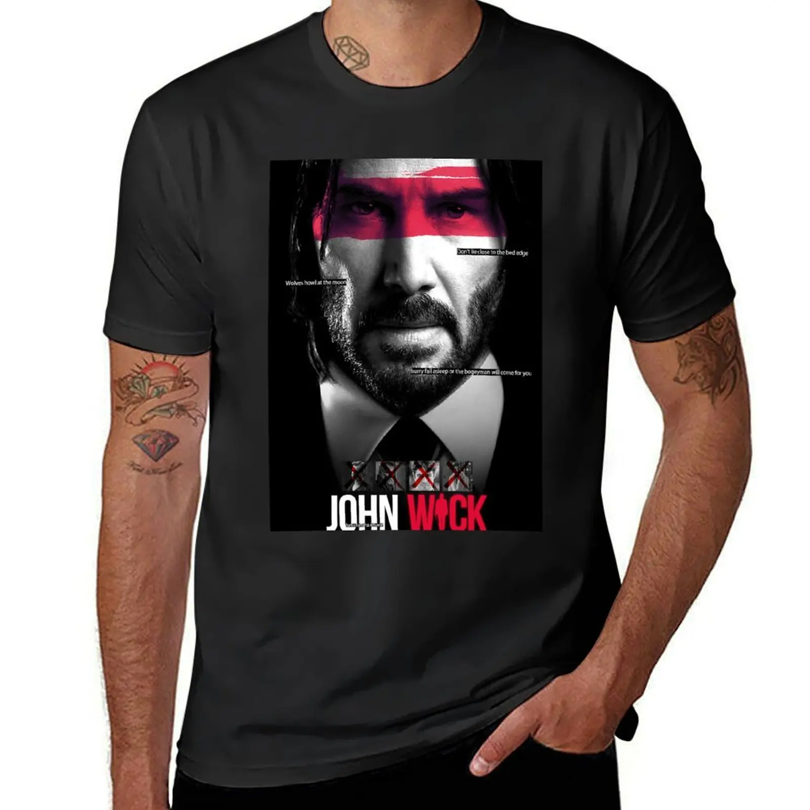 John Wick - Baba Yaga T-Shirt Summer Clothes Graphics Blanks Summer Tops Mens T Shirts Casual Stylish