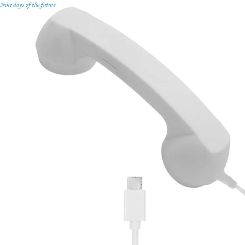 Highly Fidelities Type C Microphones Handset Plugs and Play for Excellent Call Clarities E65A