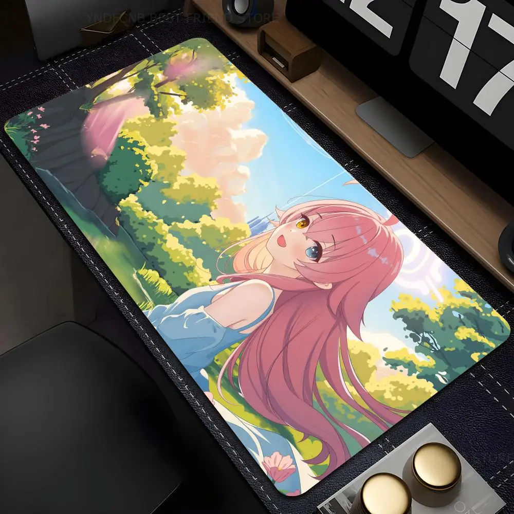 

Takanashi Hoshino Blue Archive Mousepad Large Computer Gaming Accessories MousePads Desk Mats Anti-slip Laptop Soft Mice Pad