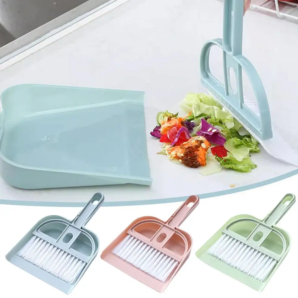 Mini Desktop Cleaning Brush Broom Dustpan Set Dog And Cat Cleaning Disinfection Garbage Cleaning Shovel Household Cleaning Tool