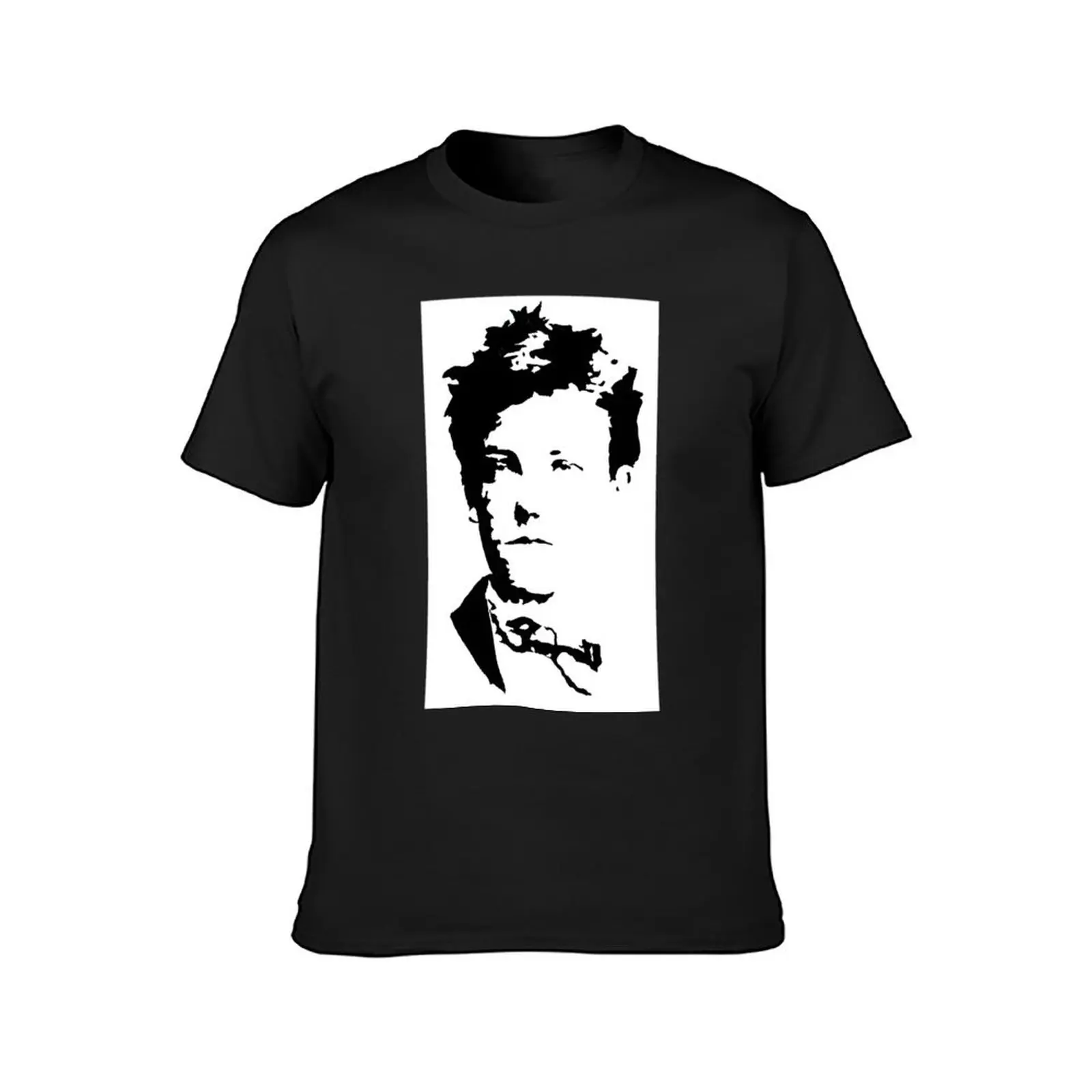 Poet Arthur Rimbaud Stencil Essential T-Shirt sublime oversized Aesthetic clothing vintage clothes t shirt for men