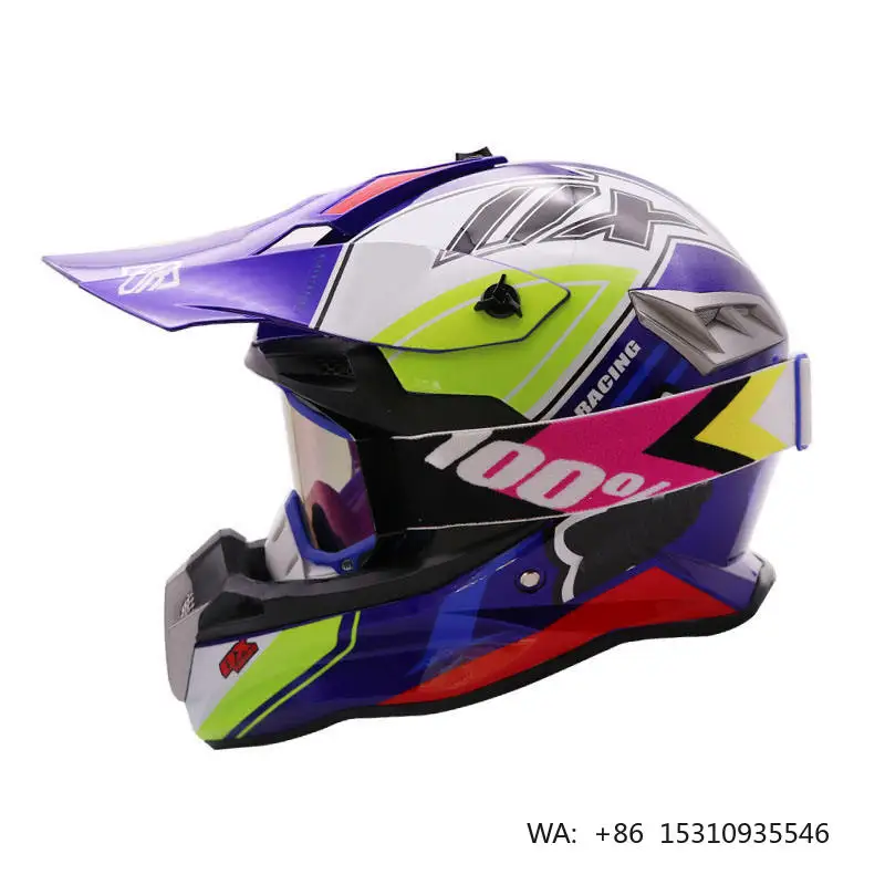 

Approved Motorcycle ABS Full Face Off-Road Helmet Quick Release All Seasons for Dirt Bike - Factory Direct Custom