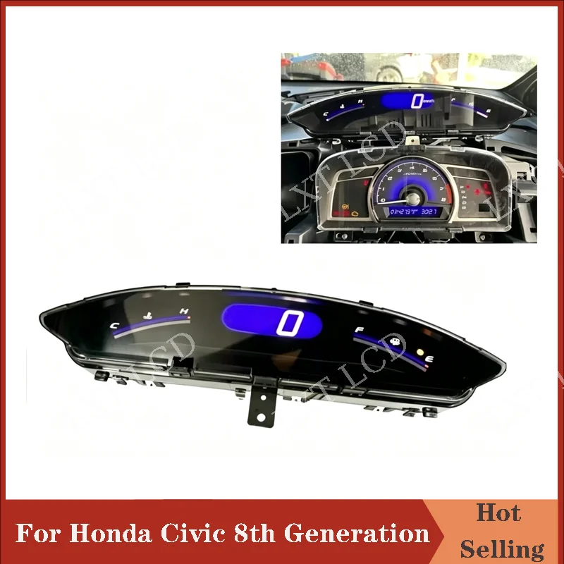 Original LCD Display screen instrument assembly For Honda Civic 8th Generation 2006-2011