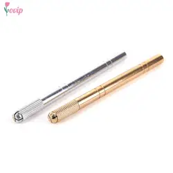 1Pc Stainless Steel Microblading Pen Tattoo Machine Permanent Makeup Eyebrow Tattoo Manual Pen