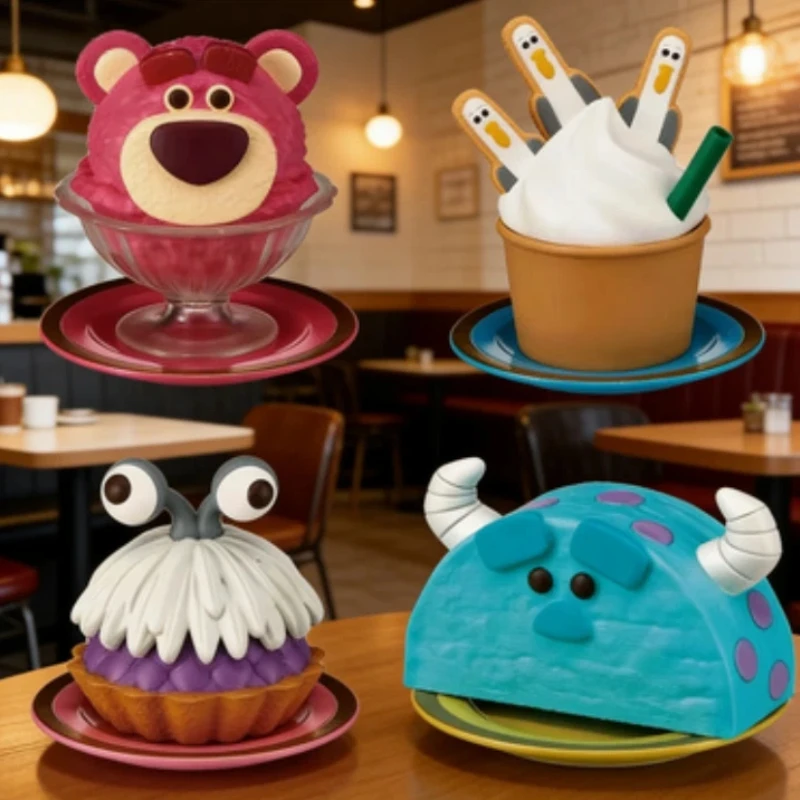 

New Movie Anime Character Strawberry Bear Abu Blind Box Delicious Dessert Series Desktop Decoration Holiday Surprise Gift