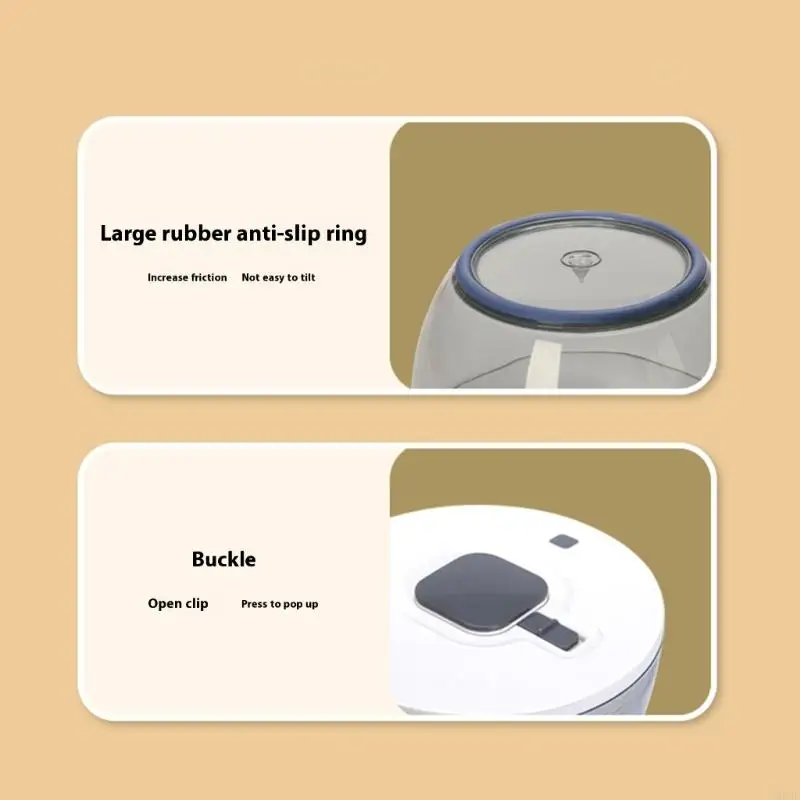 貯蔵蓋付きの808Fマニュアルサラダドライヤーと野菜洗浄用のザルーランドボウル